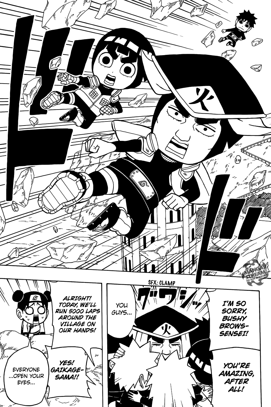 Rock Lee no Seishun Full-Power Ninden Chapter 17 page 22 - Chapter 17: Might Guy, the Hokage?!