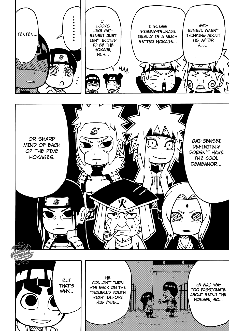 Rock Lee no Seishun Full-Power Ninden Chapter 17 page 25 - Chapter 17: Might Guy, the Hokage?!