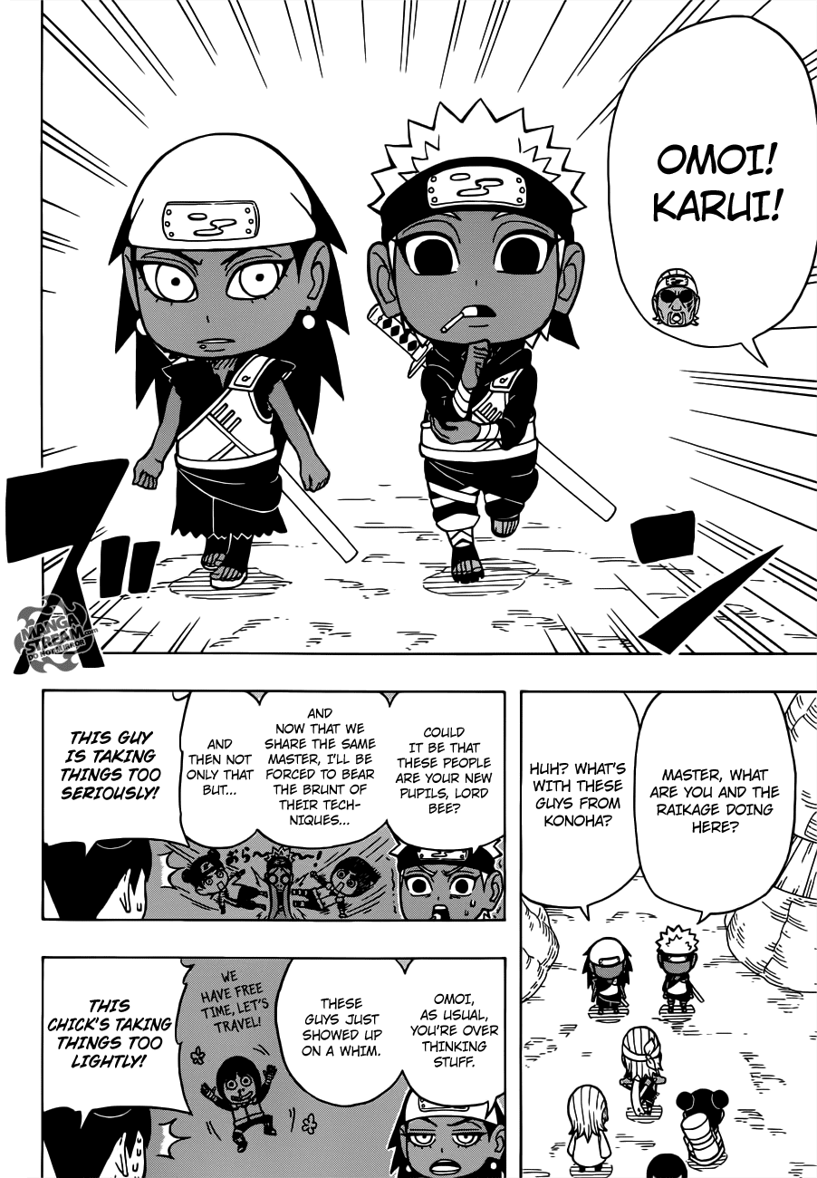 Rock Lee no Seishun Full-Power Ninden Chapter 18 page 11 - Chapter 18: The Raikage Escort Mission