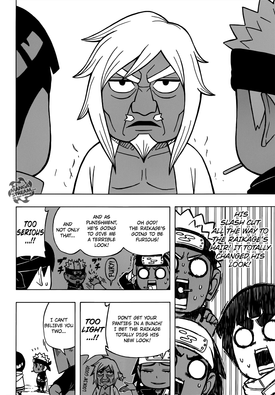 Rock Lee no Seishun Full-Power Ninden Chapter 18 page 13 - Chapter 18: The Raikage Escort Mission
