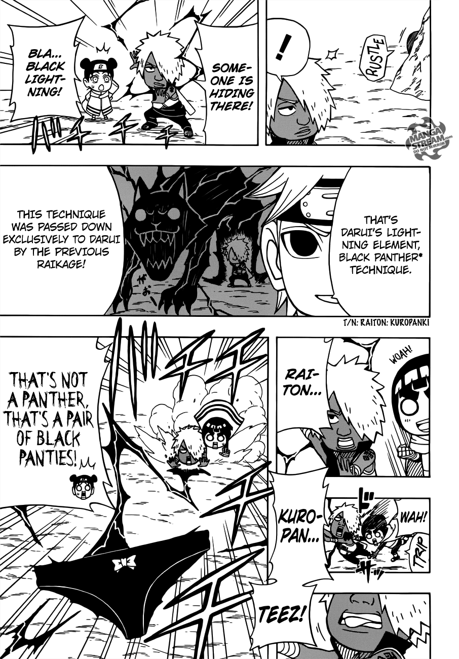 Rock Lee no Seishun Full-Power Ninden Chapter 18 page 16 - Chapter 18: The Raikage Escort Mission