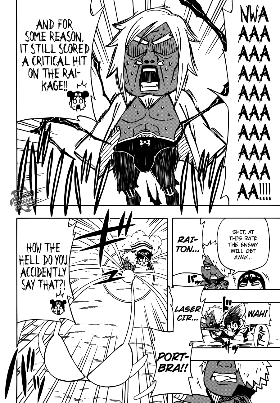 Rock Lee no Seishun Full-Power Ninden Chapter 18 page 17 - Chapter 18: The Raikage Escort Mission