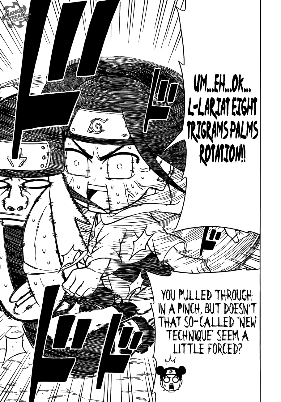 Rock Lee no Seishun Full-Power Ninden Chapter 18 page 28 - Chapter 18: The Raikage Escort Mission