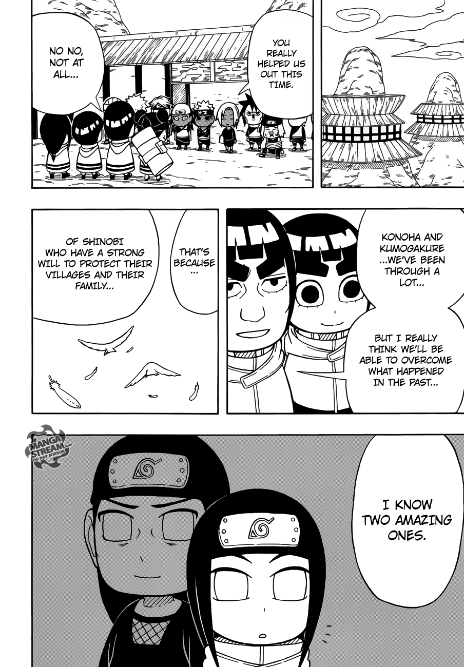 Rock Lee no Seishun Full-Power Ninden Chapter 18 page 29 - Chapter 18: The Raikage Escort Mission