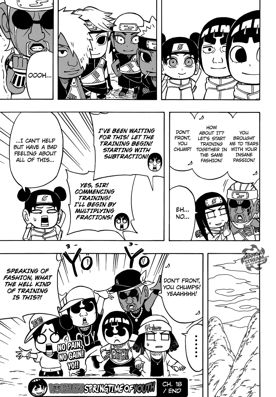 Rock Lee no Seishun Full-Power Ninden Chapter 18 page 30 - Chapter 18: The Raikage Escort Mission