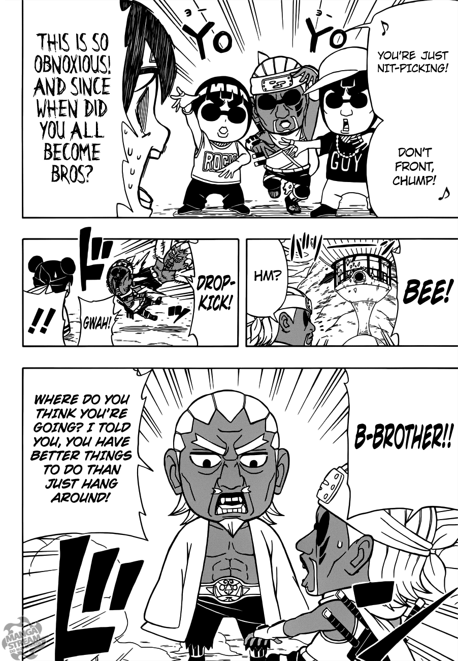 Rock Lee no Seishun Full-Power Ninden Chapter 18 page 7 - Chapter 18: The Raikage Escort Mission