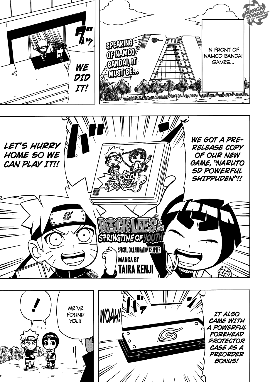 Rock Lee no Seishun Full-Power Ninden Chapter 19.5 page 1 - Chapter 19.5: Omake