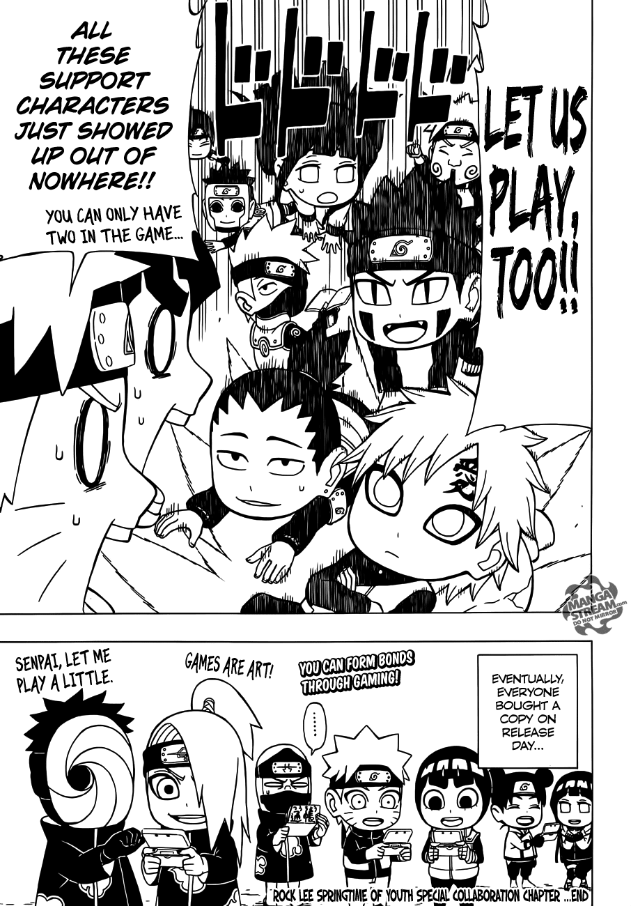Rock Lee no Seishun Full-Power Ninden Chapter 19.5 page 12 - Chapter 19.5: Omake