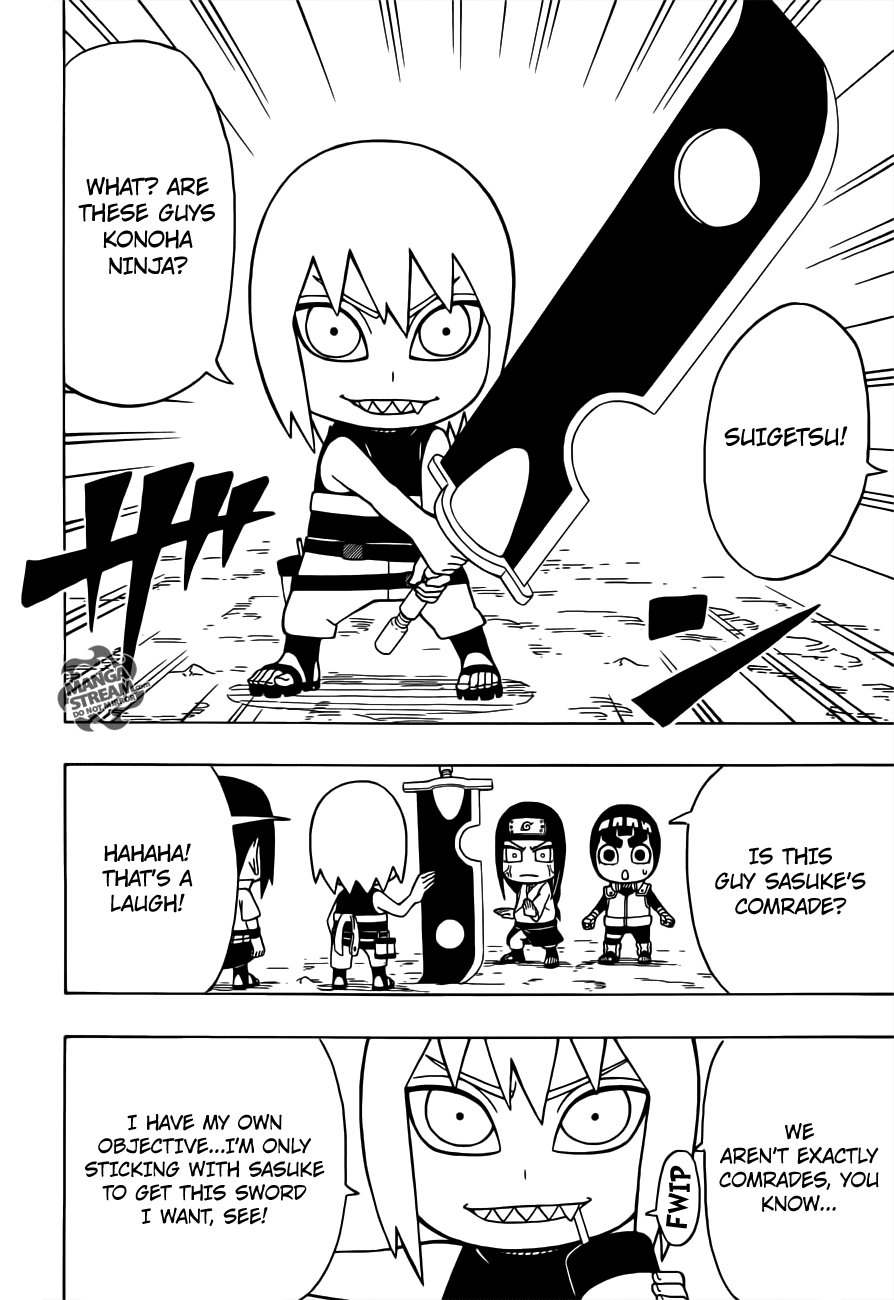 Rock Lee no Seishun Full-Power Ninden Chapter 19 page 10 - Chapter 19: Uchiha Sasuke!