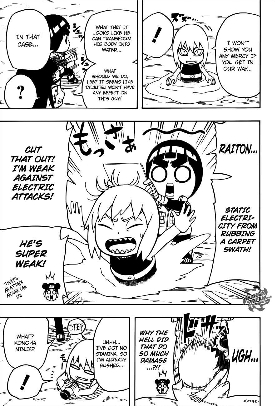 Rock Lee no Seishun Full-Power Ninden Chapter 19 page 11 - Chapter 19: Uchiha Sasuke!