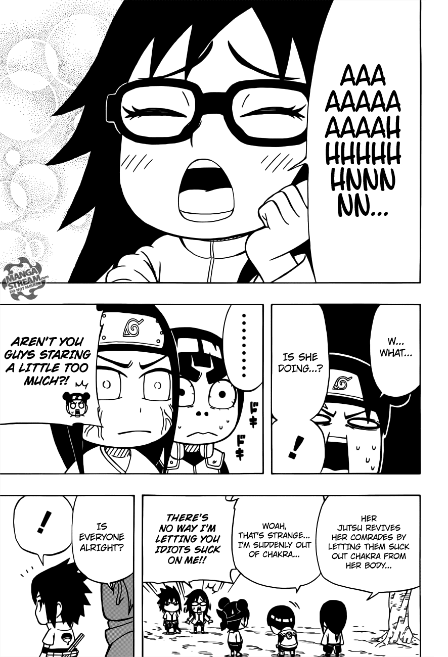 Rock Lee no Seishun Full-Power Ninden Chapter 19 page 15 - Chapter 19: Uchiha Sasuke!
