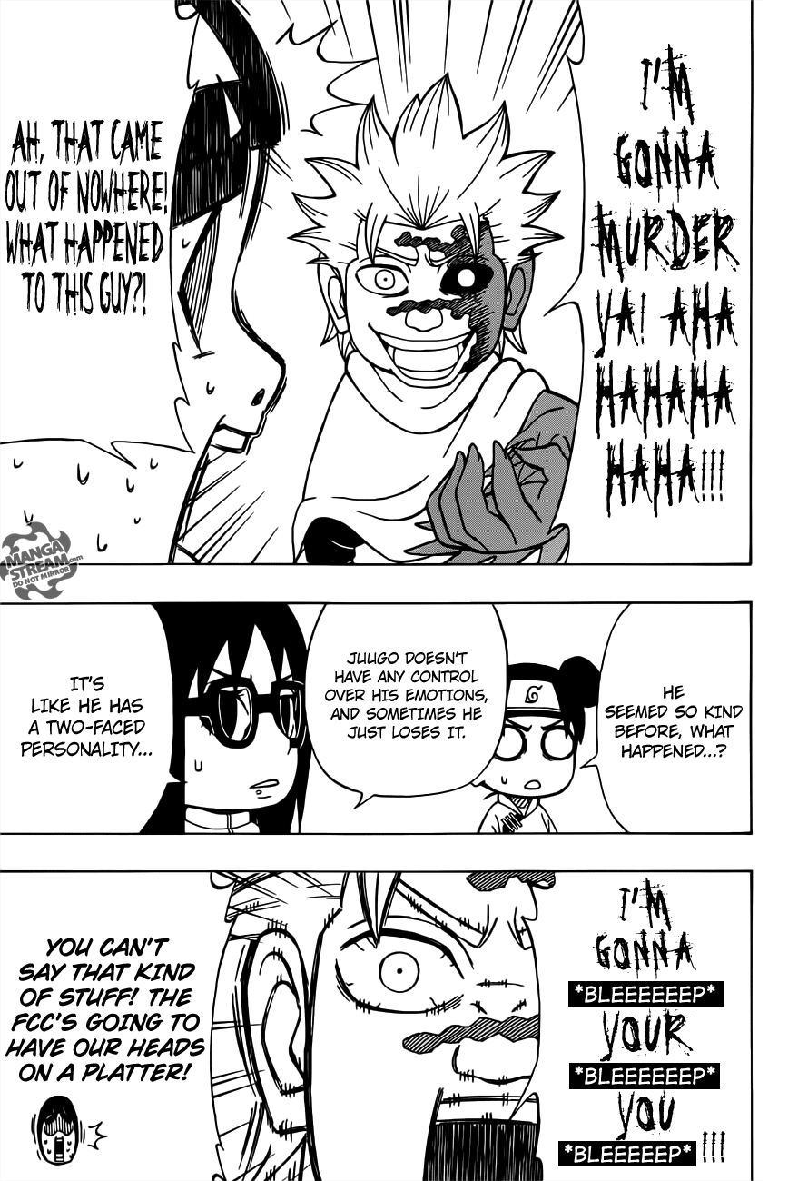 Rock Lee no Seishun Full-Power Ninden Chapter 19 page 17 - Chapter 19: Uchiha Sasuke!