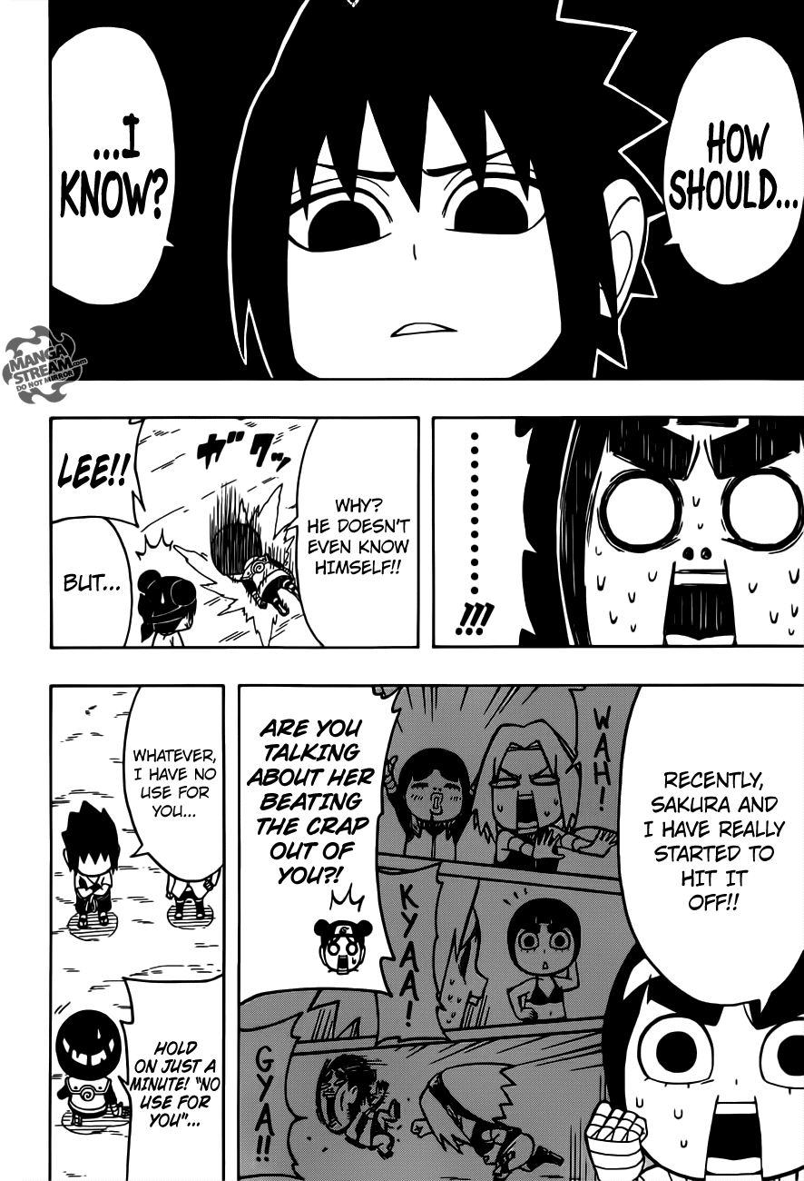 Rock Lee no Seishun Full-Power Ninden Chapter 19 page 20 - Chapter 19: Uchiha Sasuke!