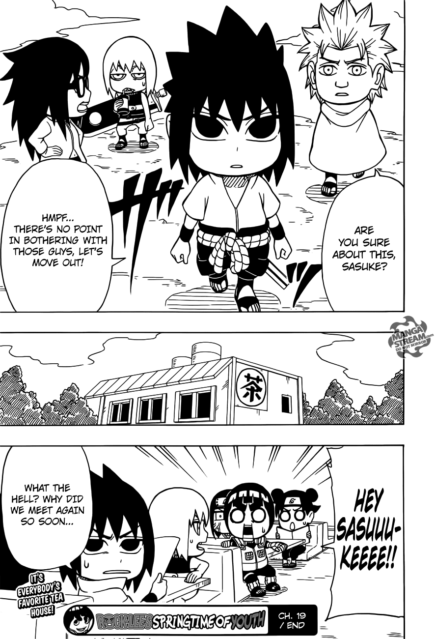 Rock Lee no Seishun Full-Power Ninden Chapter 19 page 26 - Chapter 19: Uchiha Sasuke!