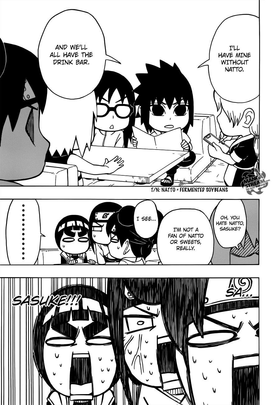 Rock Lee no Seishun Full-Power Ninden Chapter 19 page 7 - Chapter 19: Uchiha Sasuke!