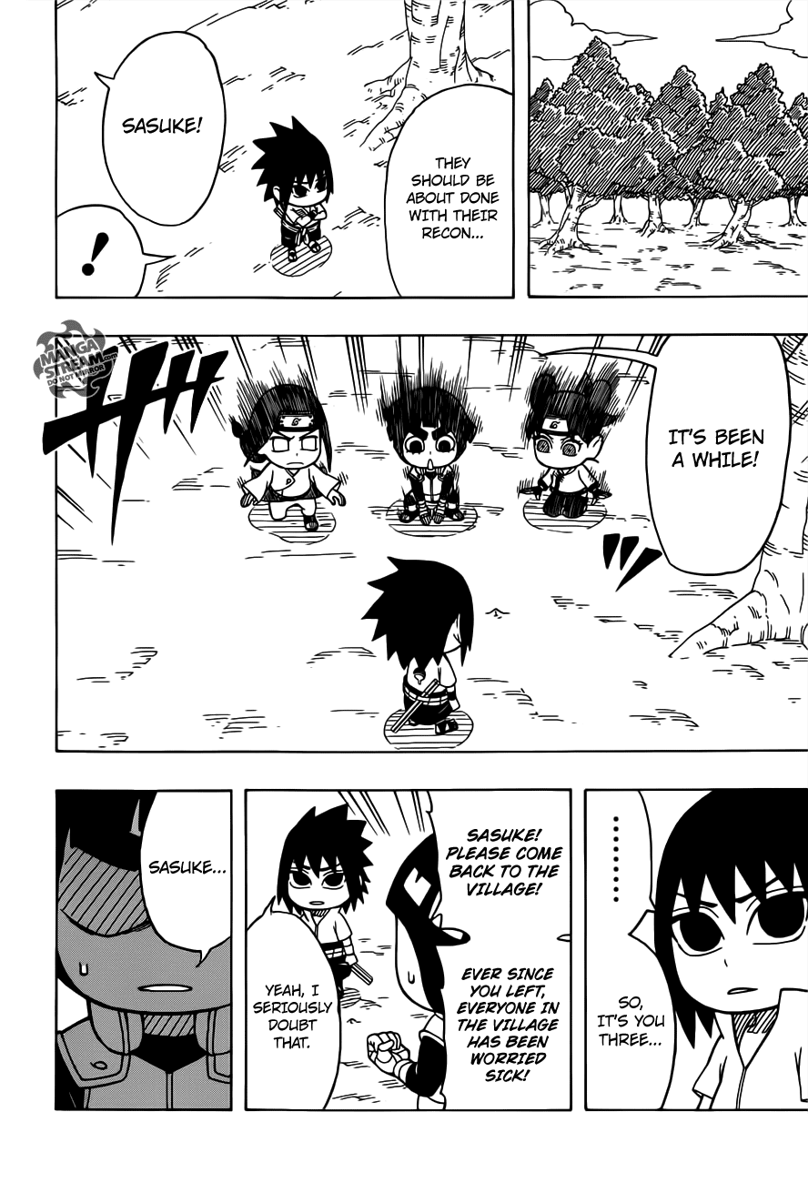 Rock Lee no Seishun Full-Power Ninden Chapter 19 page 8 - Chapter 19: Uchiha Sasuke!