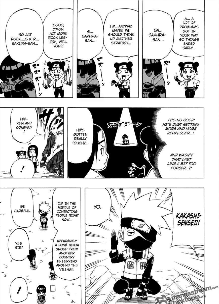 Rock Lee no Seishun Full-Power Ninden Chapter 2 page 11 - Chapter 2: The Huge Pitter-Patter Attack Plan of Love!
