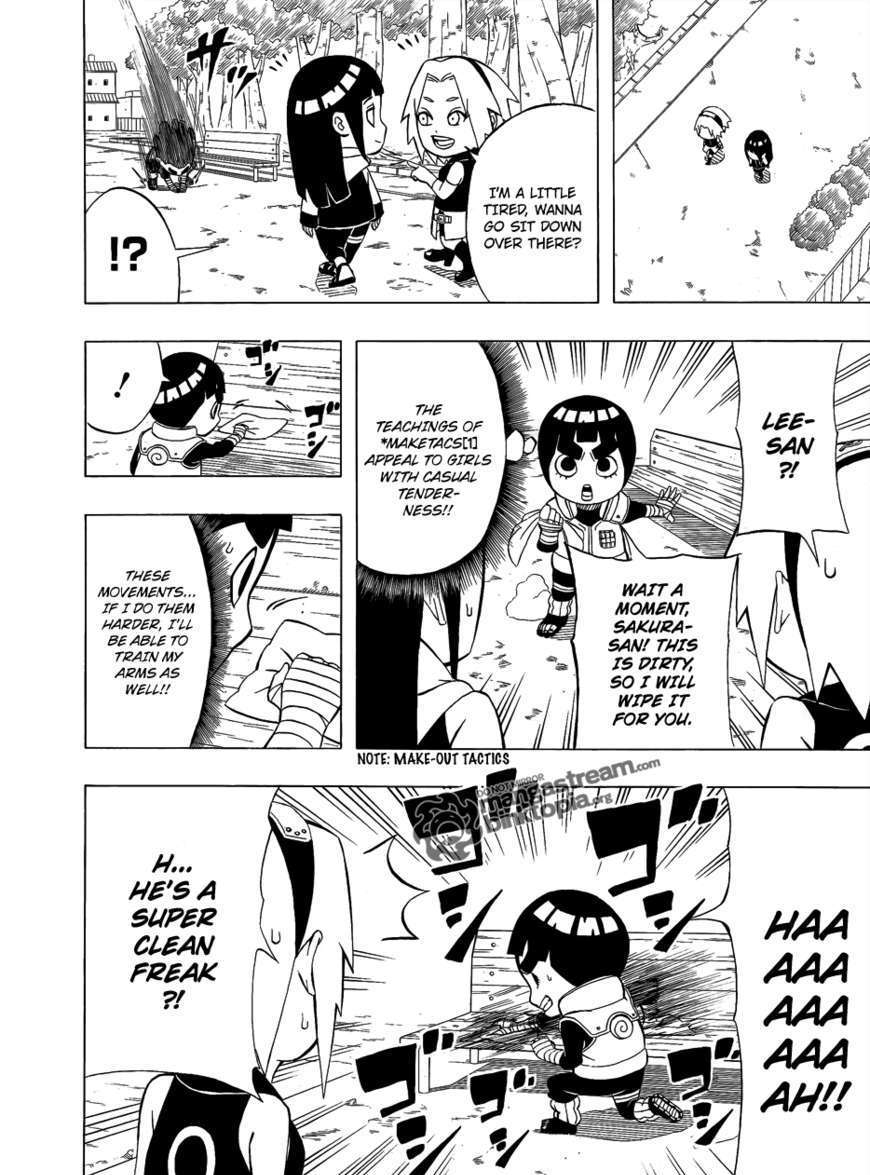 Rock Lee no Seishun Full-Power Ninden Chapter 2 page 6 - Chapter 2: The Huge Pitter-Patter Attack Plan of Love!