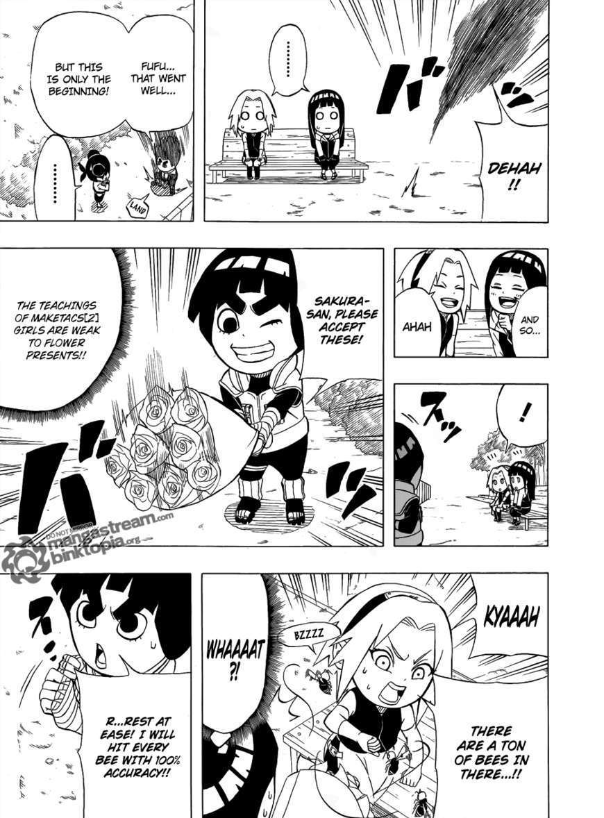 Rock Lee no Seishun Full-Power Ninden Chapter 2 page 7 - Chapter 2: The Huge Pitter-Patter Attack Plan of Love!