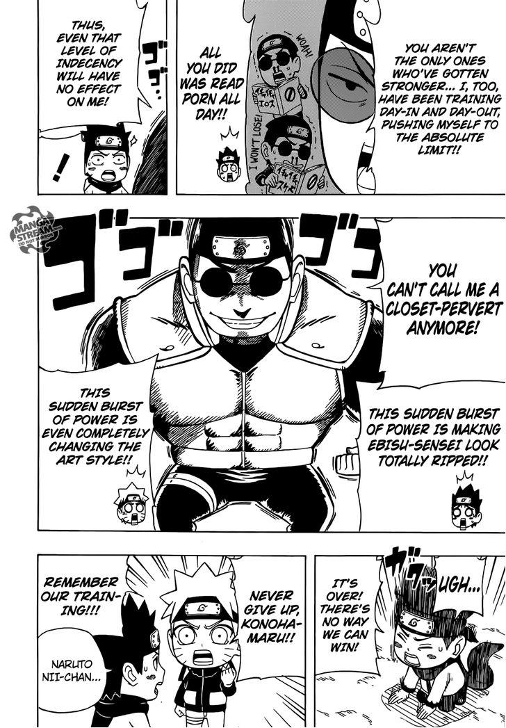Rock Lee no Seishun Full-Power Ninden Chapter 20 page 15 - Chapter 20: Jiraya, The Legendary Peeping Ninja!!