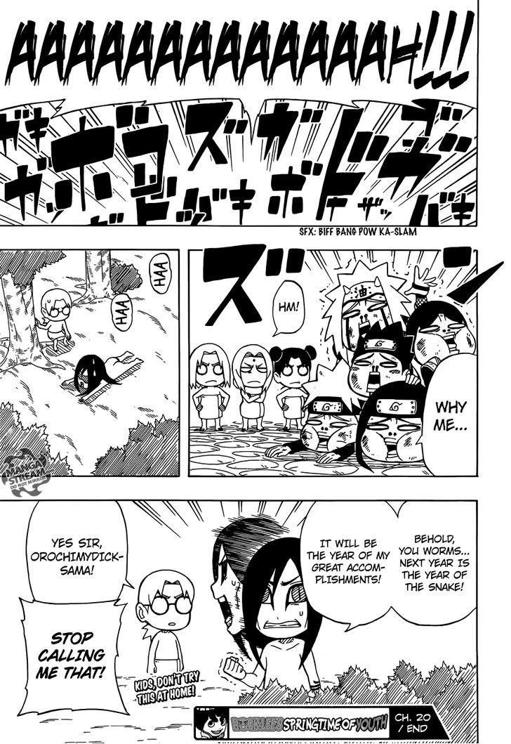 Rock Lee no Seishun Full-Power Ninden Chapter 20 page 31 - Chapter 20: Jiraya, The Legendary Peeping Ninja!!