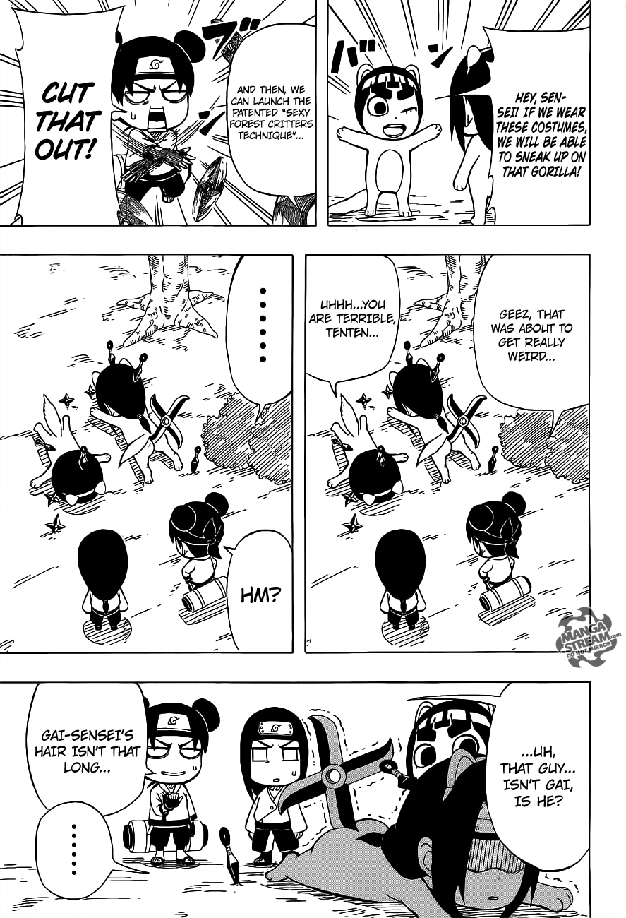 Rock Lee no Seishun Full-Power Ninden Chapter 21 page 10 - Chapter 21: Bizzare Beast Tag!