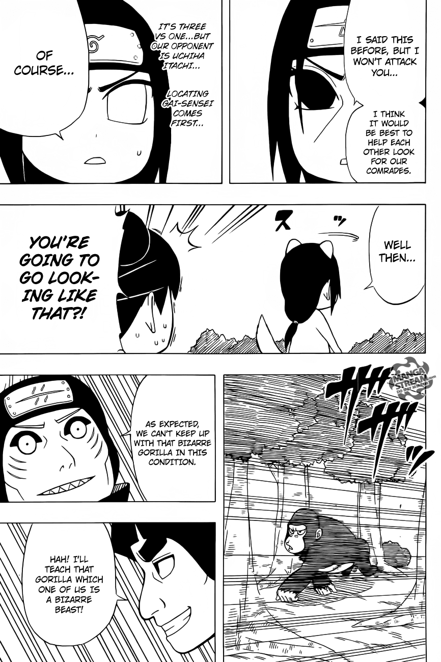 Rock Lee no Seishun Full-Power Ninden Chapter 21 page 14 - Chapter 21: Bizzare Beast Tag!