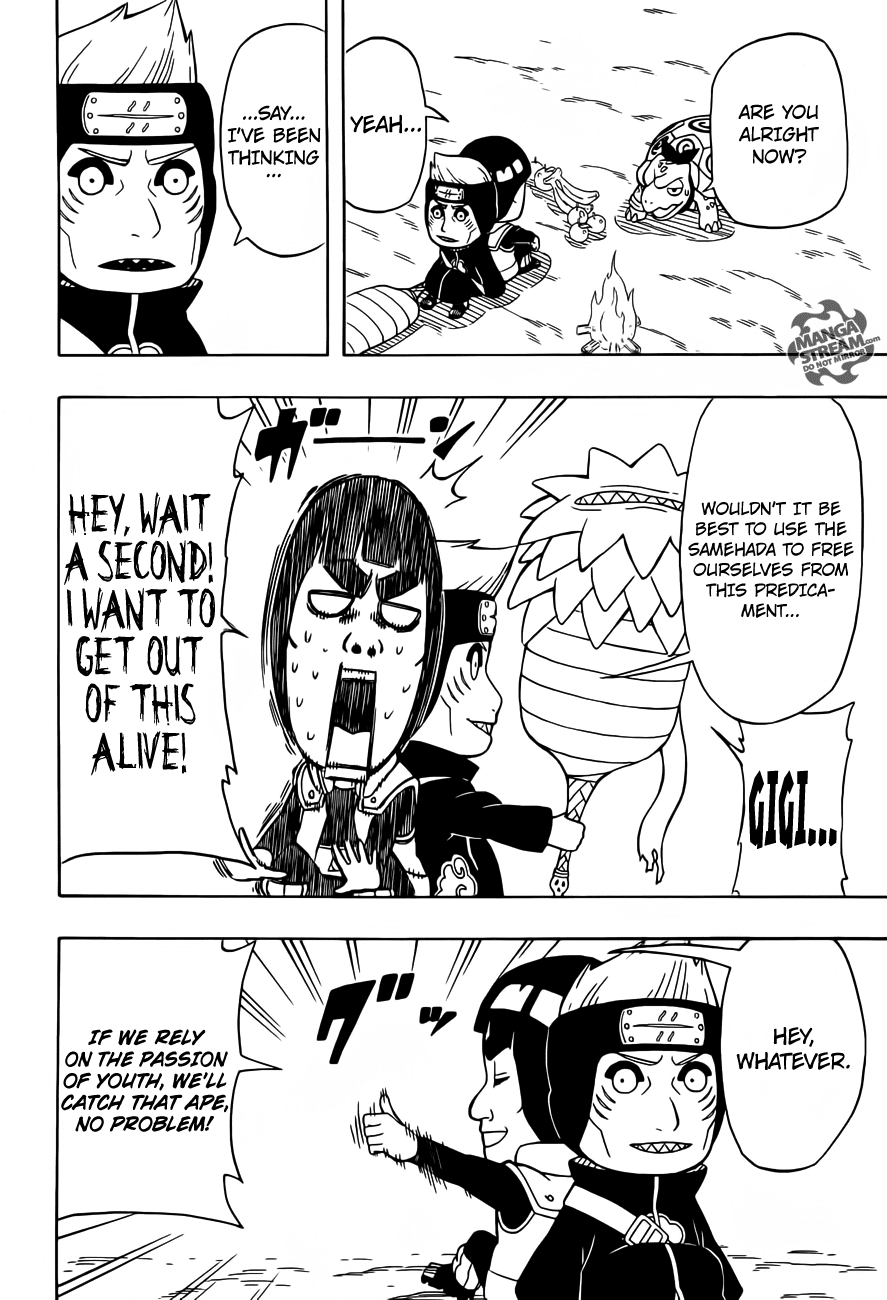 Rock Lee no Seishun Full-Power Ninden Chapter 21 page 19 - Chapter 21: Bizzare Beast Tag!