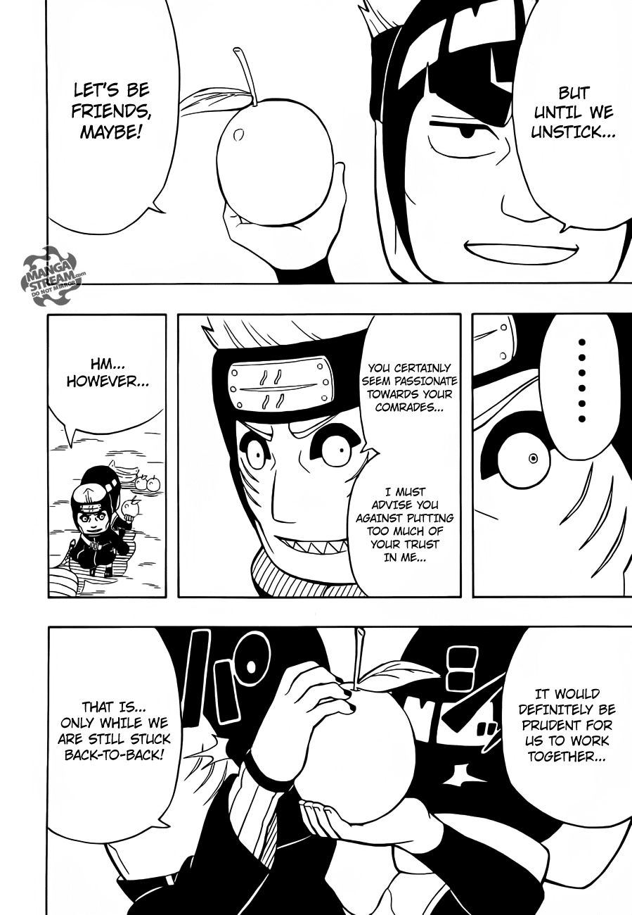 Rock Lee no Seishun Full-Power Ninden Chapter 21 page 22 - Chapter 21: Bizzare Beast Tag!