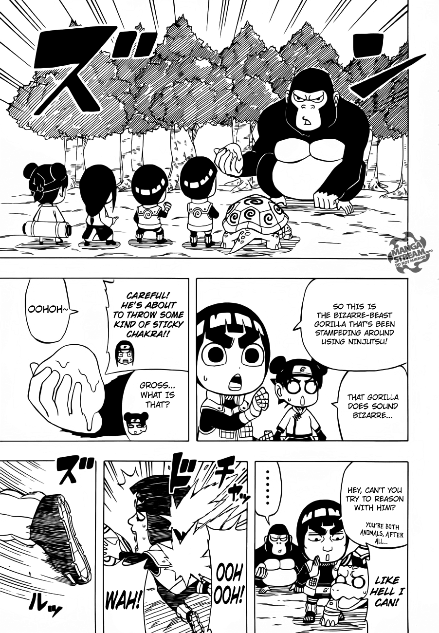 Rock Lee no Seishun Full-Power Ninden Chapter 21 page 4 - Chapter 21: Bizzare Beast Tag!