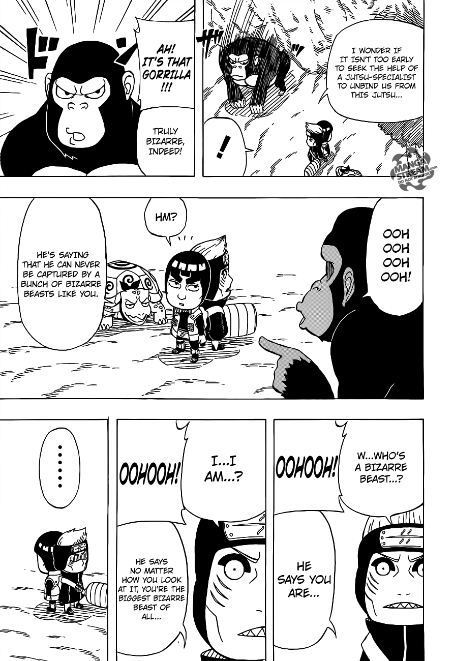 Rock Lee no Seishun Full-Power Ninden Chapter 21 page 8 - Chapter 21: Bizzare Beast Tag!
