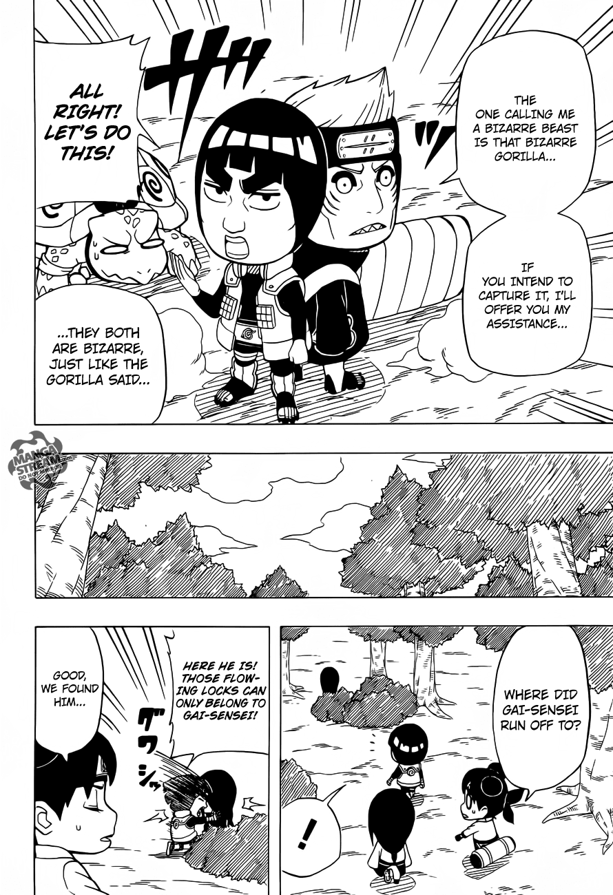 Rock Lee no Seishun Full-Power Ninden Chapter 21 page 9 - Chapter 21: Bizzare Beast Tag!