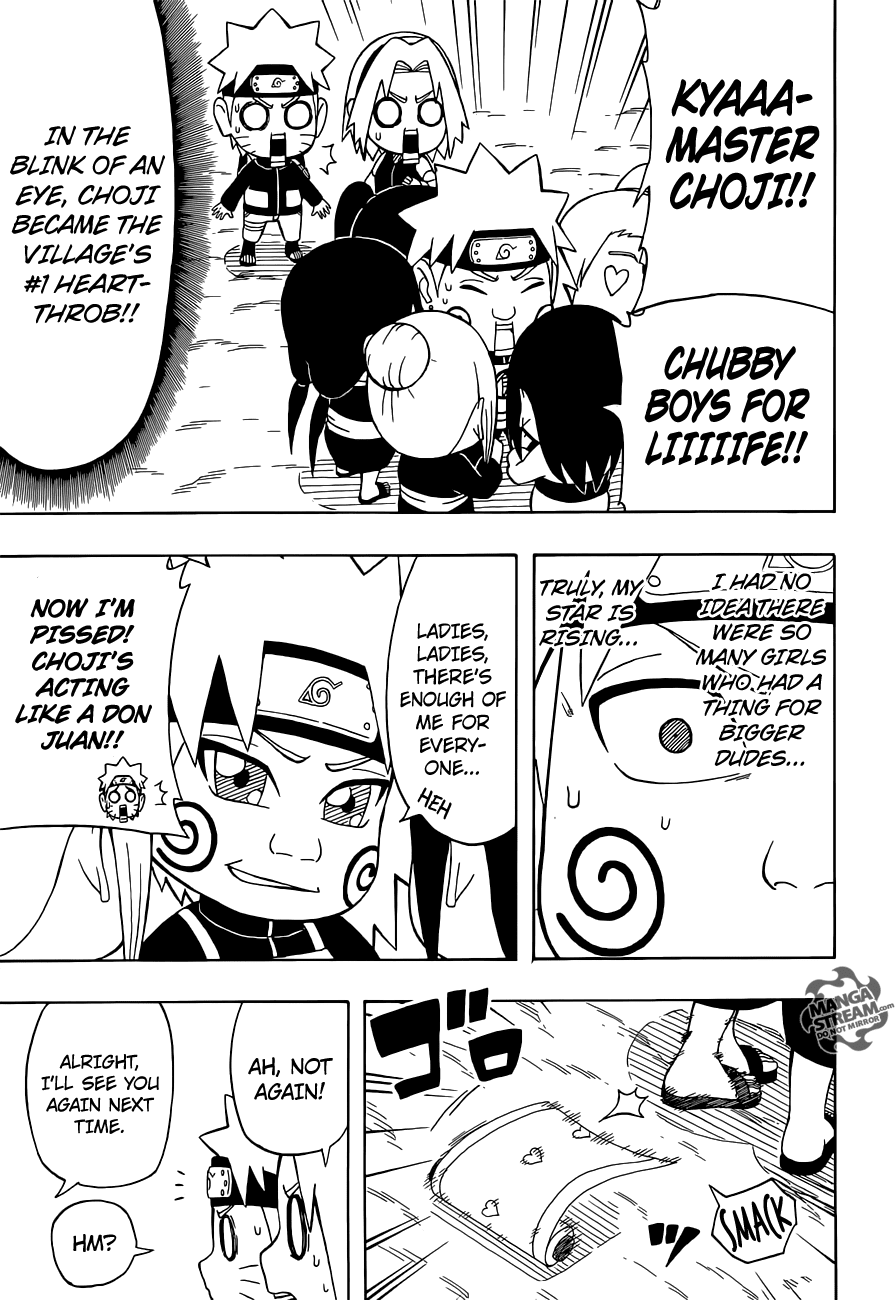 Rock Lee no Seishun Full-Power Ninden Chapter 22 page 20 - Chapter 22: Make-Out Kiss Cutesy Lovey-Dovey Cuddly Heart-Throb