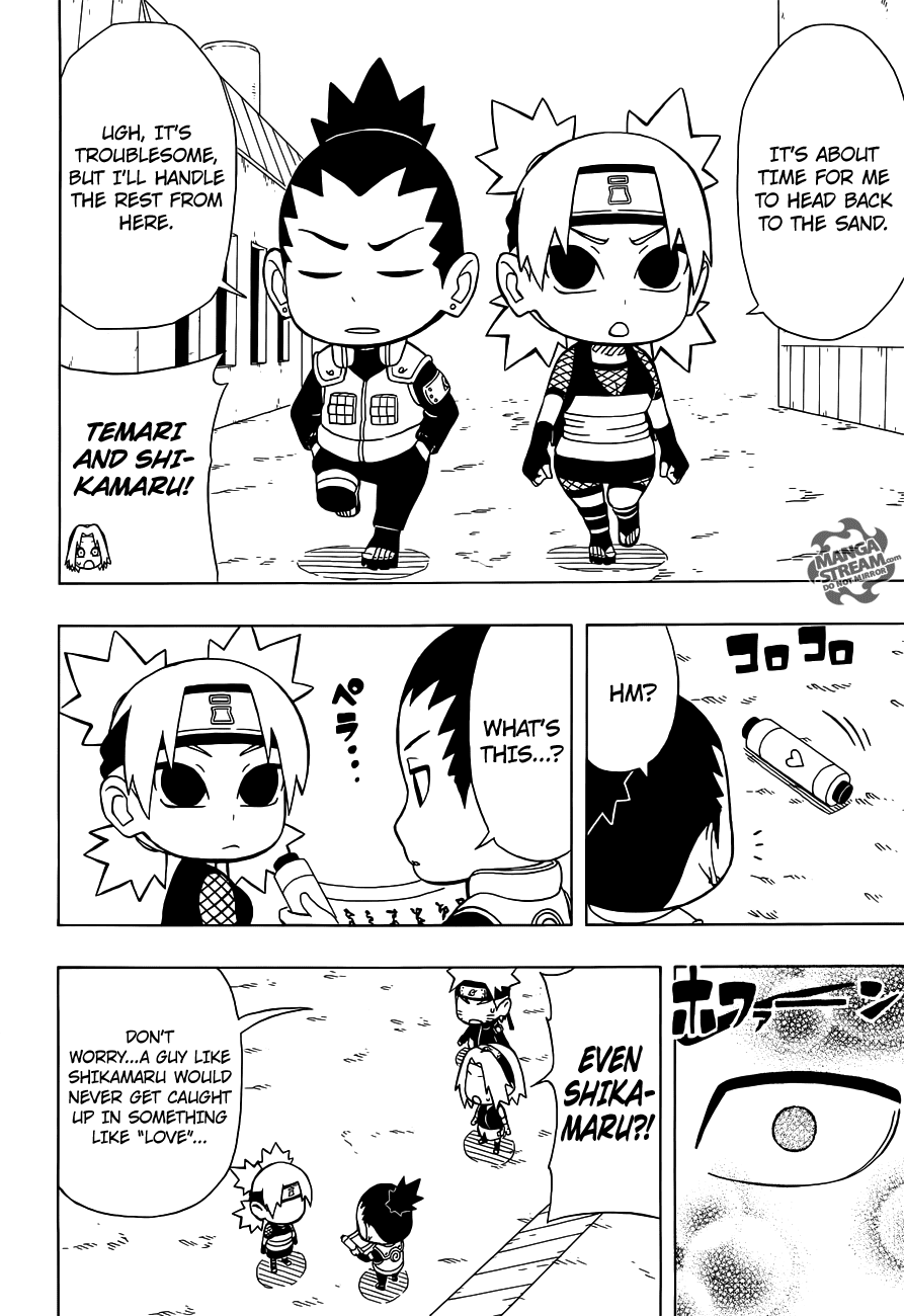 Rock Lee no Seishun Full-Power Ninden Chapter 22 page 21 - Chapter 22: Make-Out Kiss Cutesy Lovey-Dovey Cuddly Heart-Throb