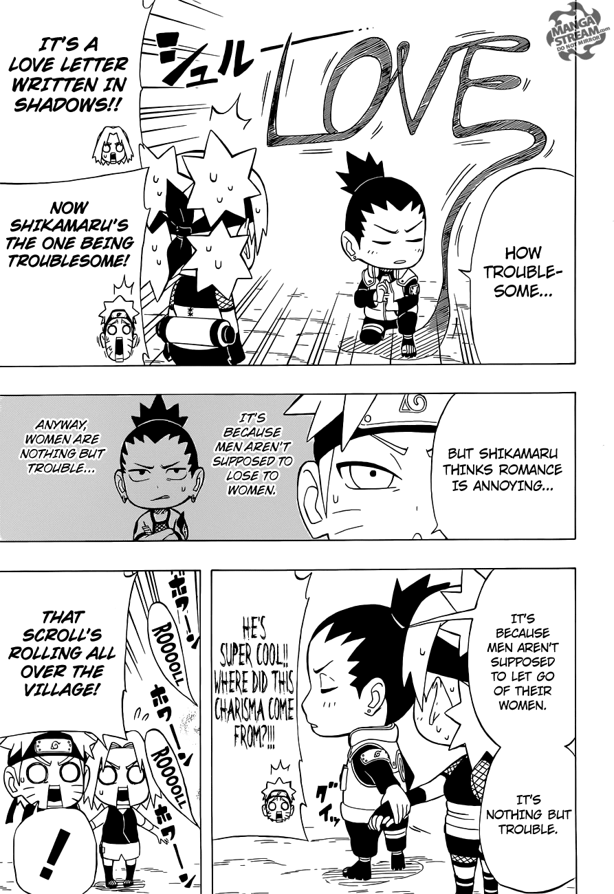 Rock Lee no Seishun Full-Power Ninden Chapter 22 page 22 - Chapter 22: Make-Out Kiss Cutesy Lovey-Dovey Cuddly Heart-Throb