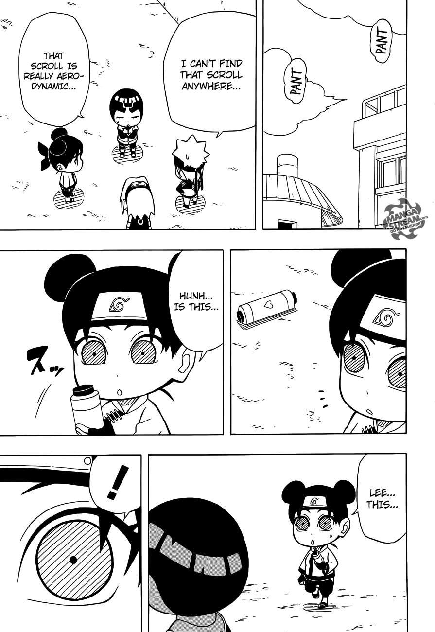Rock Lee no Seishun Full-Power Ninden Chapter 22 page 24 - Chapter 22: Make-Out Kiss Cutesy Lovey-Dovey Cuddly Heart-Throb