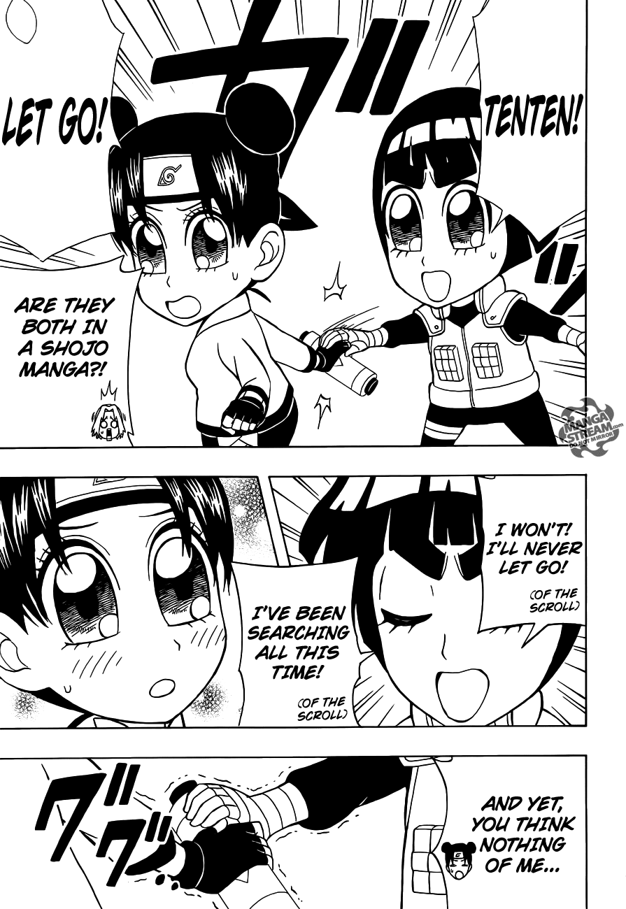 Rock Lee no Seishun Full-Power Ninden Chapter 22 page 26 - Chapter 22: Make-Out Kiss Cutesy Lovey-Dovey Cuddly Heart-Throb