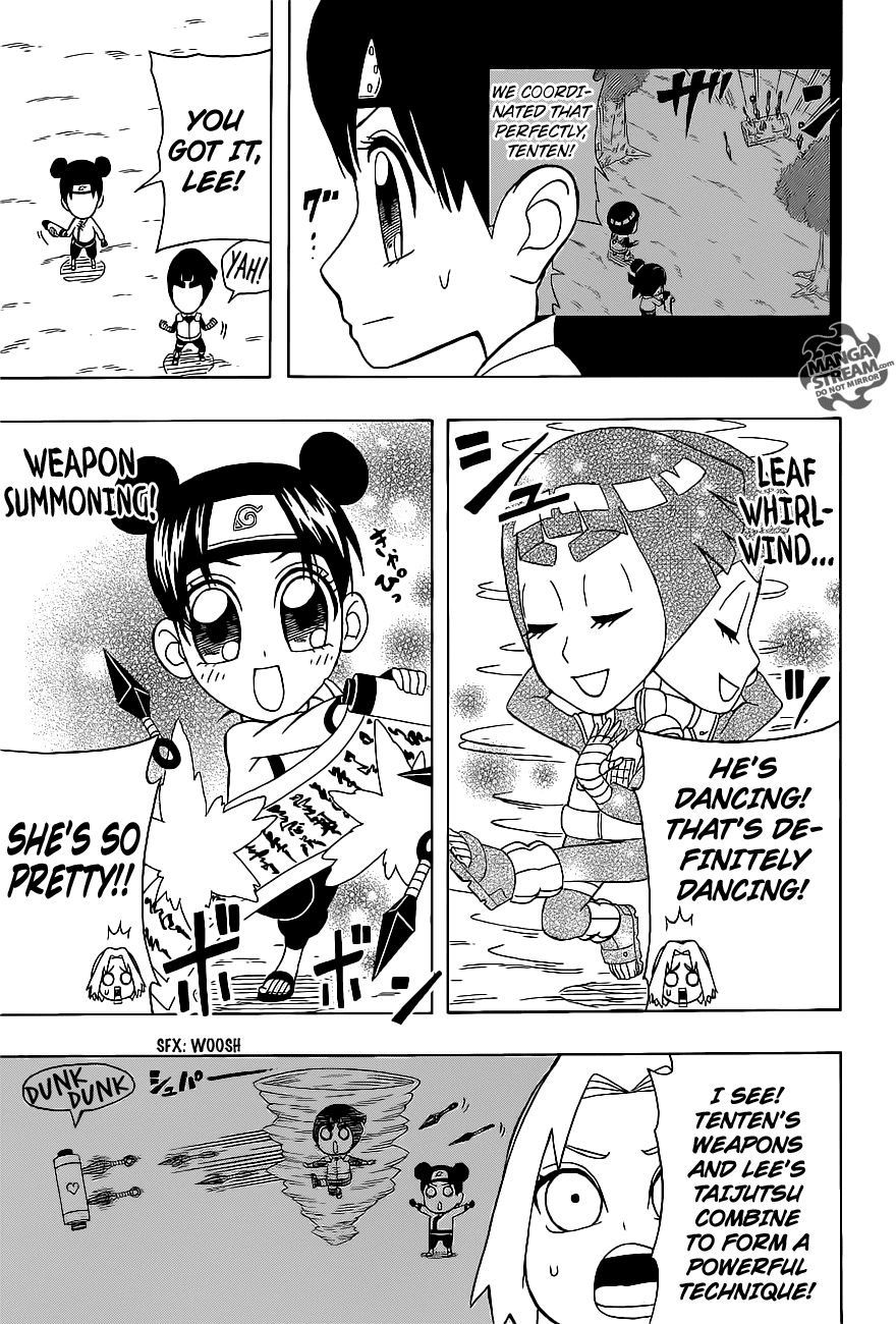 Rock Lee no Seishun Full-Power Ninden Chapter 22 page 28 - Chapter 22: Make-Out Kiss Cutesy Lovey-Dovey Cuddly Heart-Throb