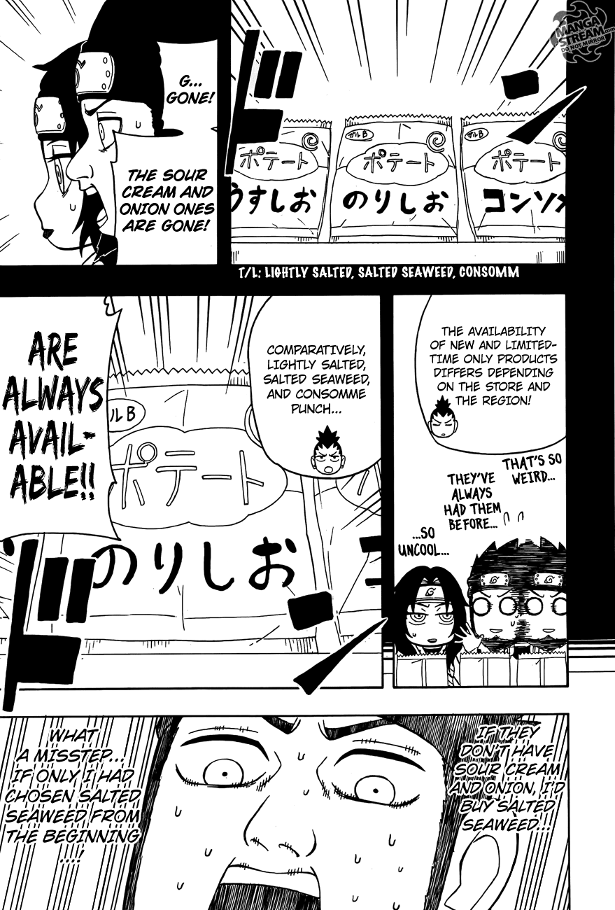 Rock Lee no Seishun Full-Power Ninden Chapter 23 page 10 - Chapter 23: Disbanding?! Ino-Shika-Cho?!