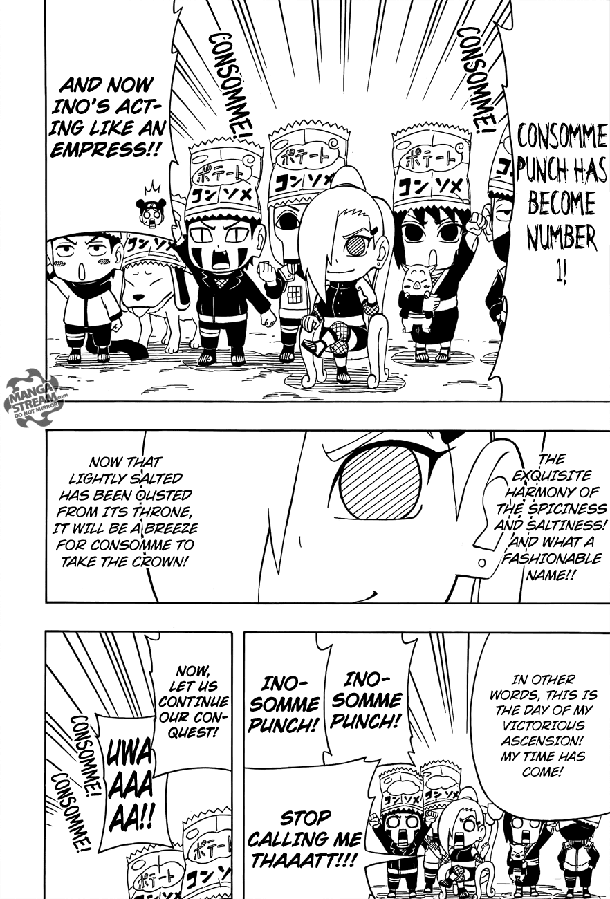 Rock Lee no Seishun Full-Power Ninden Chapter 23 page 17 - Chapter 23: Disbanding?! Ino-Shika-Cho?!