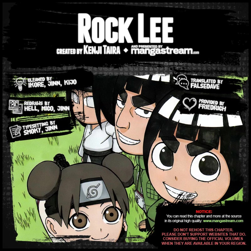 Rock Lee no Seishun Full-Power Ninden Chapter 23 page 2 - Chapter 23: Disbanding?! Ino-Shika-Cho?!