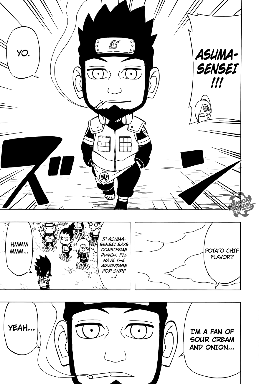 Rock Lee no Seishun Full-Power Ninden Chapter 23 page 8 - Chapter 23: Disbanding?! Ino-Shika-Cho?!