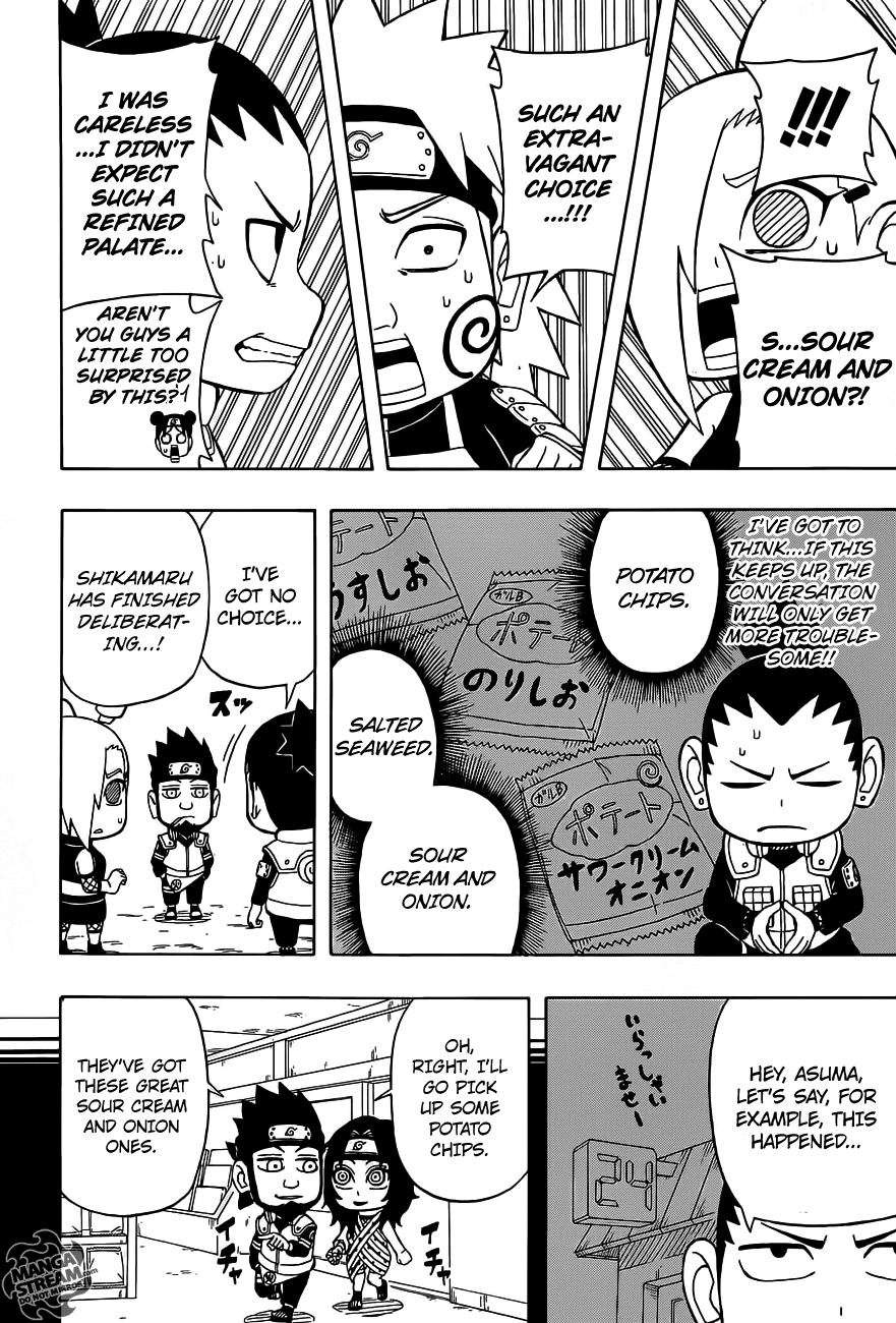 Rock Lee no Seishun Full-Power Ninden Chapter 23 page 9 - Chapter 23: Disbanding?! Ino-Shika-Cho?!