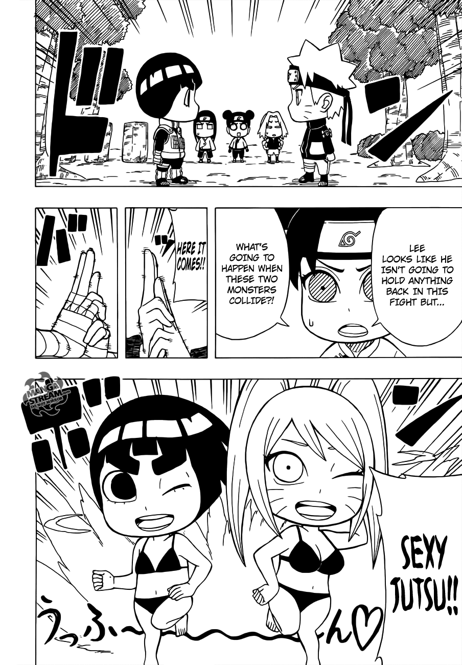 Rock Lee no Seishun Full-Power Ninden Chapter 24 page 12 - Chapter 24: Rock Lee Versus Uzumaki Naruto