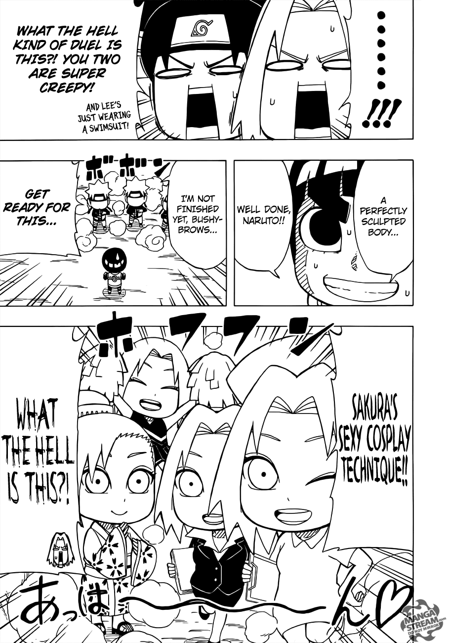 Rock Lee no Seishun Full-Power Ninden Chapter 24 page 13 - Chapter 24: Rock Lee Versus Uzumaki Naruto