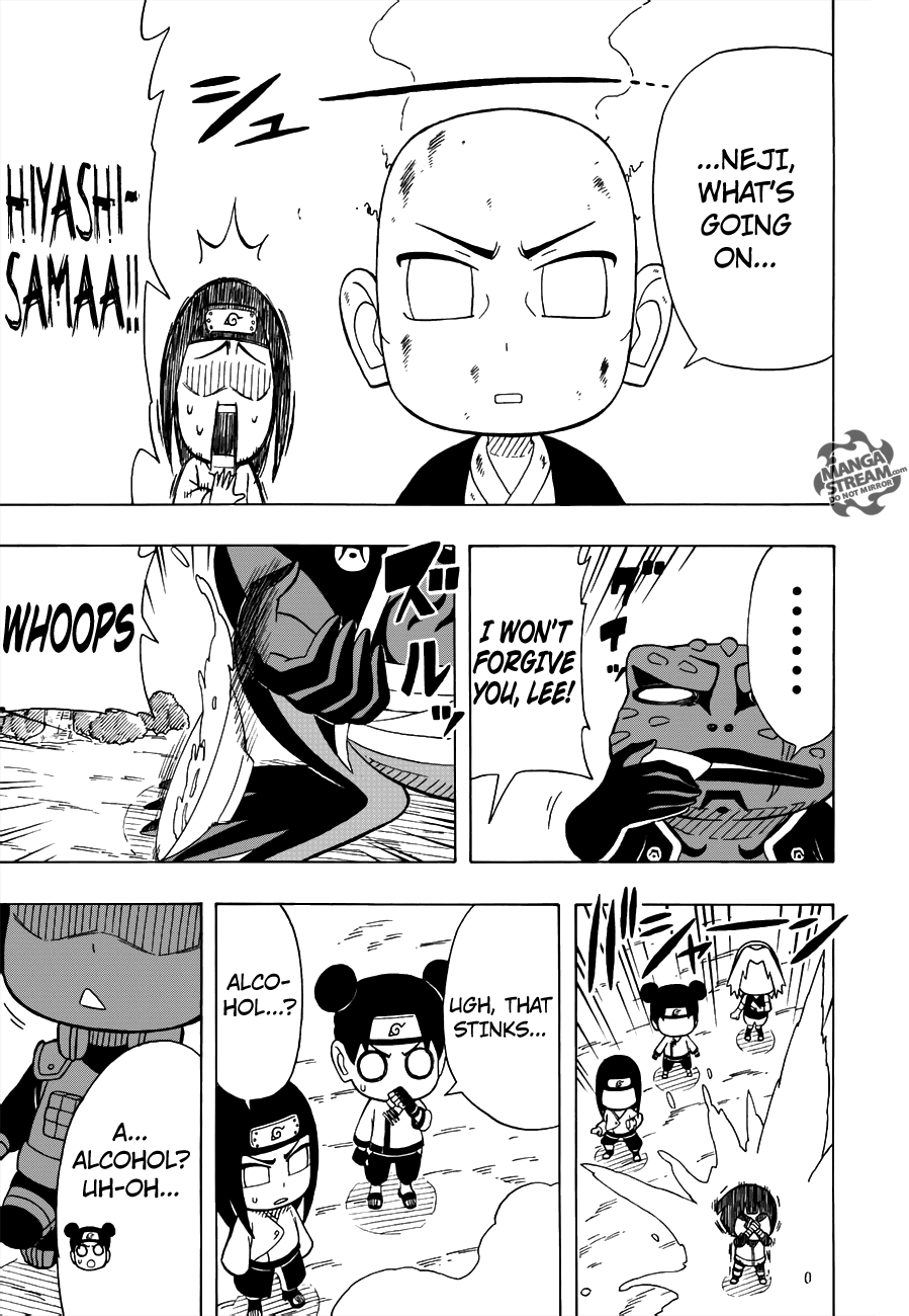 Rock Lee no Seishun Full-Power Ninden Chapter 24 page 17 - Chapter 24: Rock Lee Versus Uzumaki Naruto