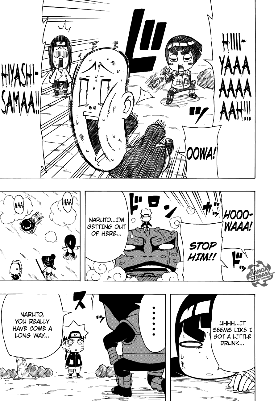 Rock Lee no Seishun Full-Power Ninden Chapter 24 page 19 - Chapter 24: Rock Lee Versus Uzumaki Naruto