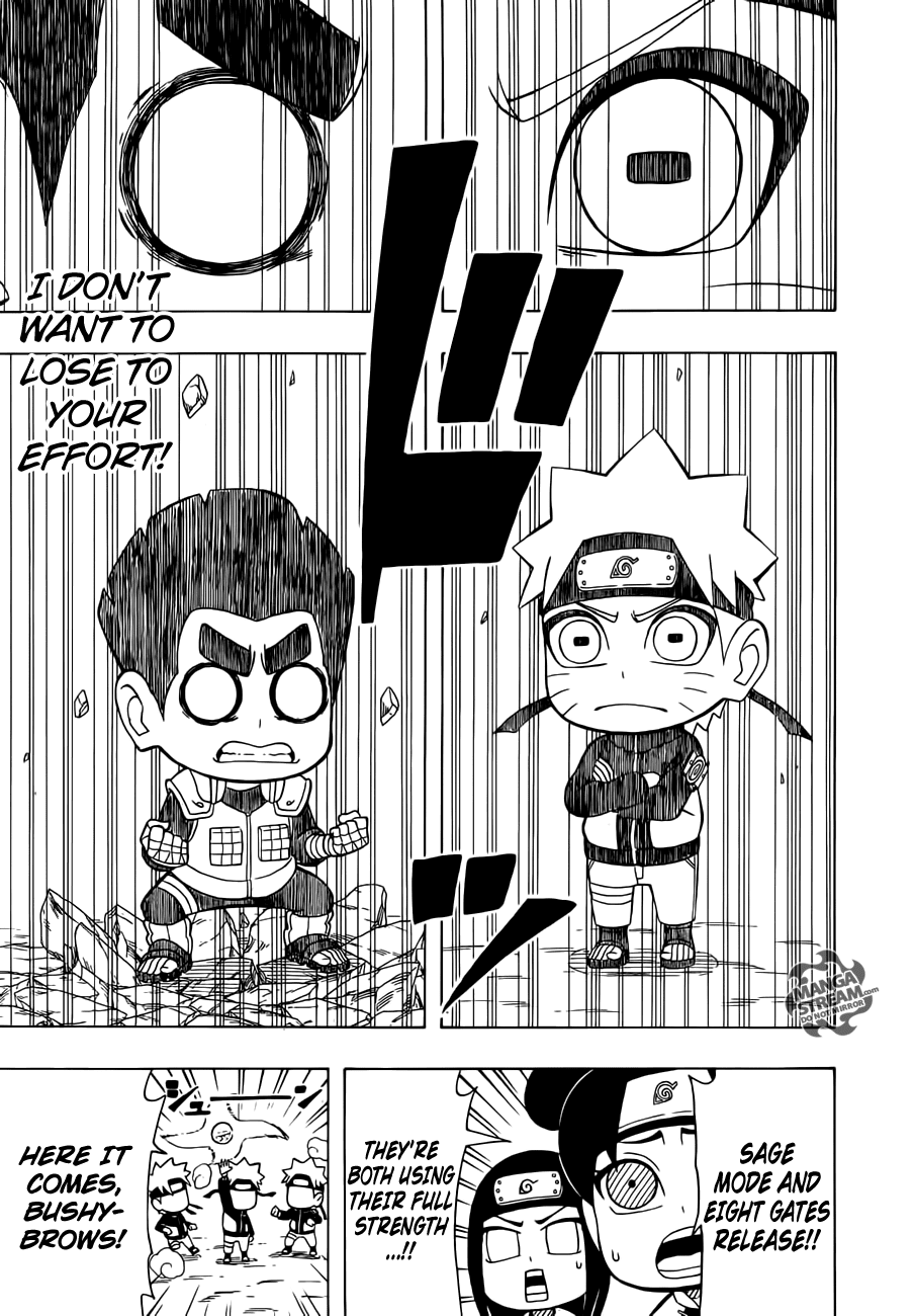 Rock Lee no Seishun Full-Power Ninden Chapter 24 page 21 - Chapter 24: Rock Lee Versus Uzumaki Naruto