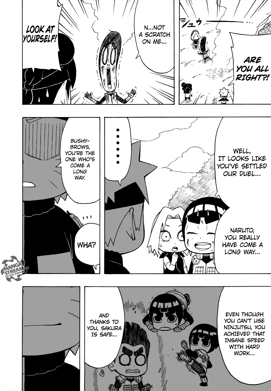 Rock Lee no Seishun Full-Power Ninden Chapter 24 page 26 - Chapter 24: Rock Lee Versus Uzumaki Naruto