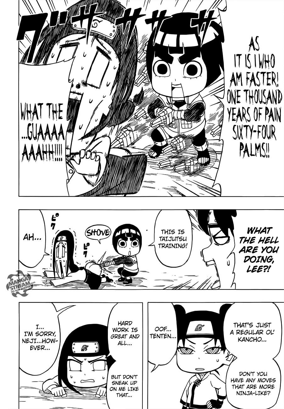 Rock Lee no Seishun Full-Power Ninden Chapter 24 page 4 - Chapter 24: Rock Lee Versus Uzumaki Naruto